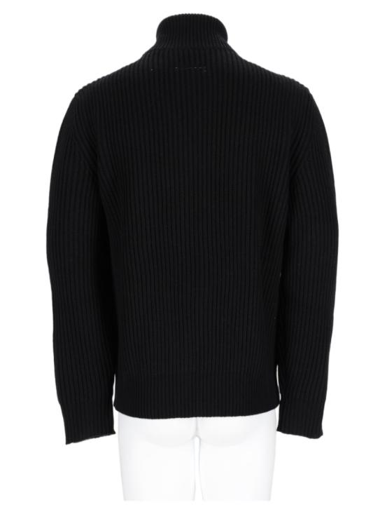 26FW MM6 메종마르지엘라 집업 니트 SH0AM0095 M13286900 Black - MM6 MAISON MARGIELA
