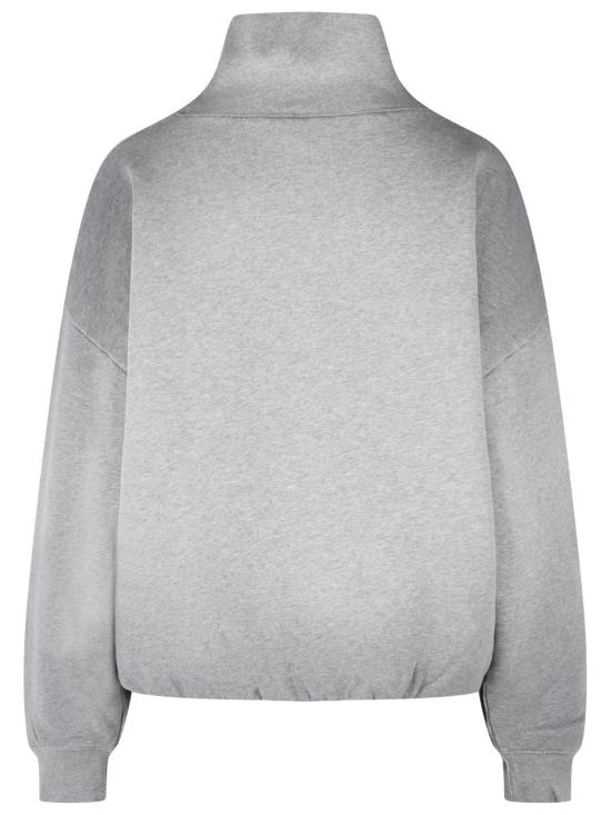 26FW 아크네 스튜디오 플리스 로고 스웨트셔츠 AI0193990 Grey - ACNE STUDIOS