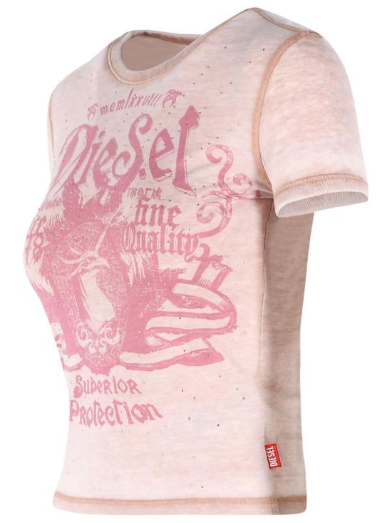 26FW 디젤 탑 A23329 0PLBQ7EK Pink - DIESEL