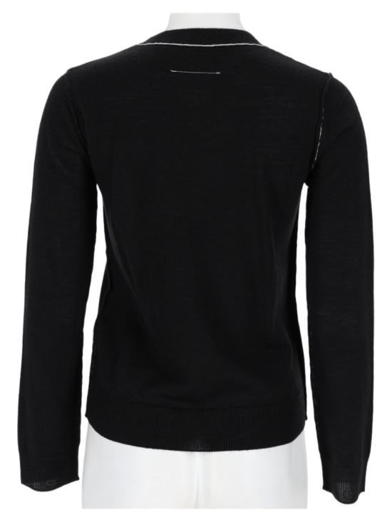 26FW MM6 메종마르지엘라 니트웨어 S52HL0066 M13037900 Black - MM6 MAISON MARGIELA