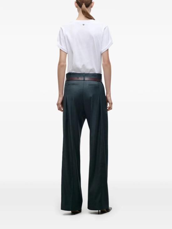 26FW 빅토리아 베컴 스트레이트 팬츠 1426WTR007113B9990 Green - VICTORIA BECKHAM