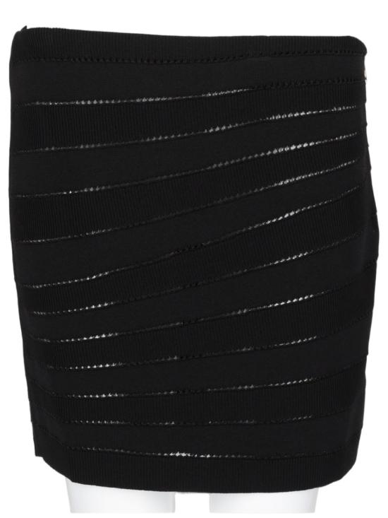 26FW 발망 숏 스커트 HF1LA695KK34 0PA Black