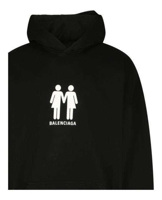  발렌시아가 탑 651799 TMVO3 1070 00008 XS Black - BALENCIAGA
