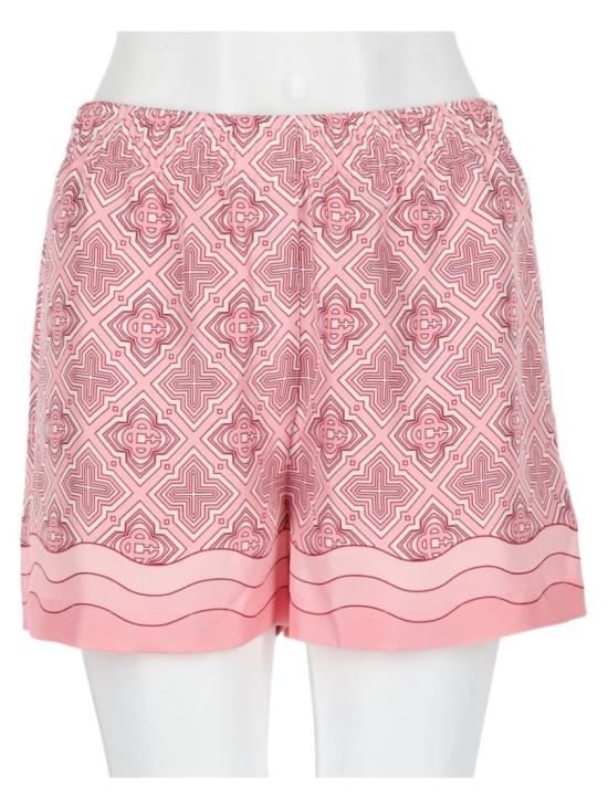 26FW 카사블랑카 숏팬츠 W AW26 TR 404 02RADIATINGMONOGRAMPINK