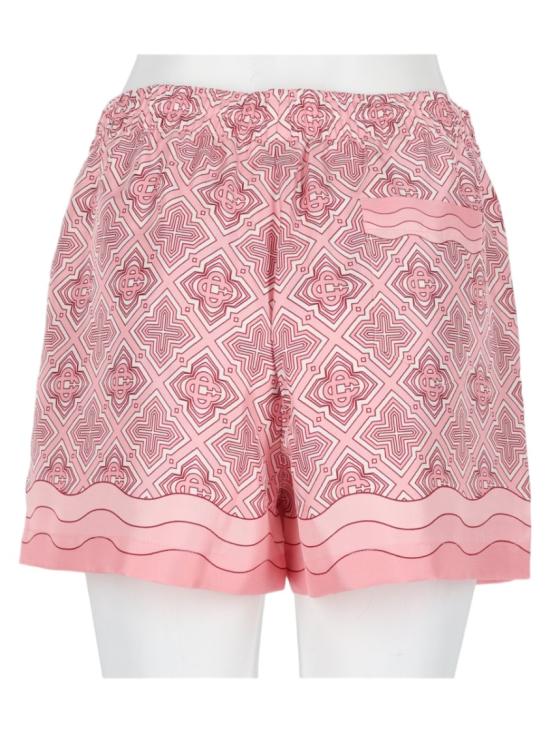 26FW 카사블랑카 숏팬츠 W AW26 TR 404 02RADIATINGMONOGRAMPINK - CASABLANCA