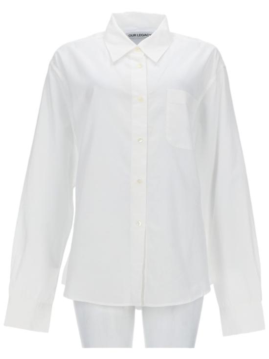 26FW 아워레가시 포에버 포플린 셔츠 포에버 포플린 셔츠 W2262FL WHITELIQUIDPOPLIN