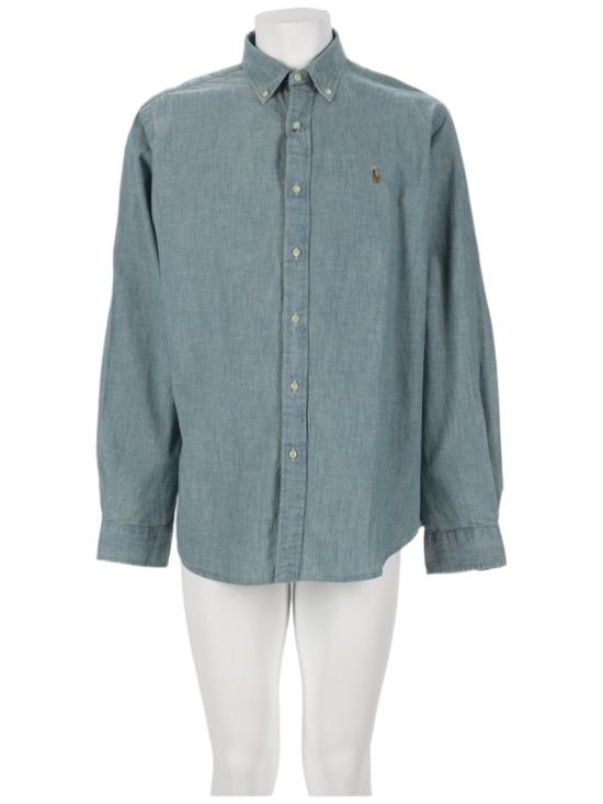 26FW 폴로 랄프로렌 긴팔 셔츠 710792042 001CHAMBRAY Blue