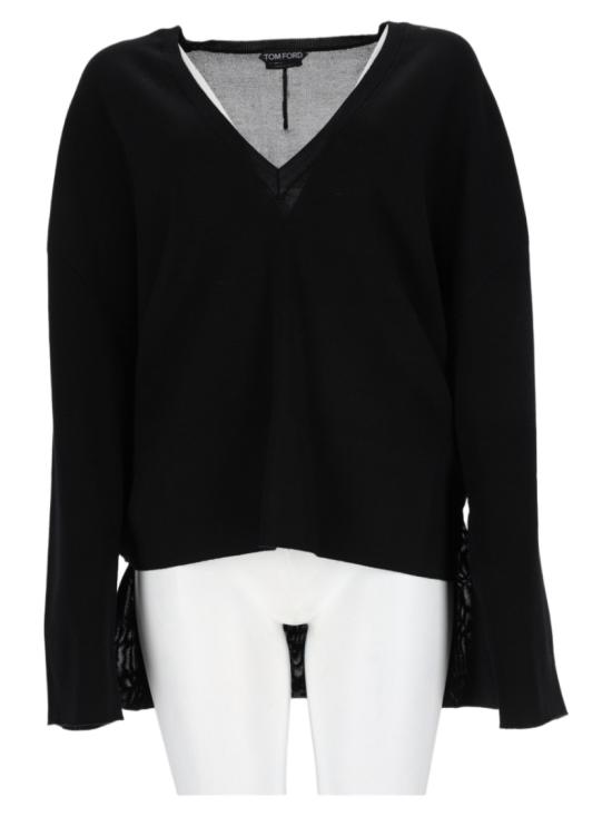 26FW 톰포드 니트웨어 MAK1477 YAX1069NAA Black