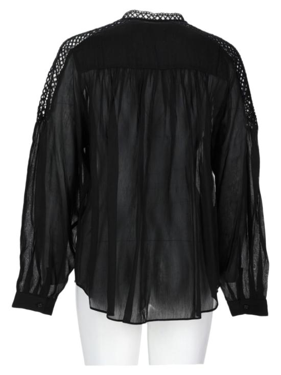 26FW 이자벨마랑에뚜왈 탑 HT0942FA D3J04E01BK Black - ISABEL MARANT ETOILE