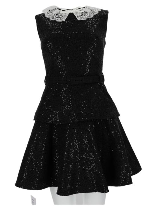 26FW 셀프 포트레이트 원피스 PF26 002S B BLACK