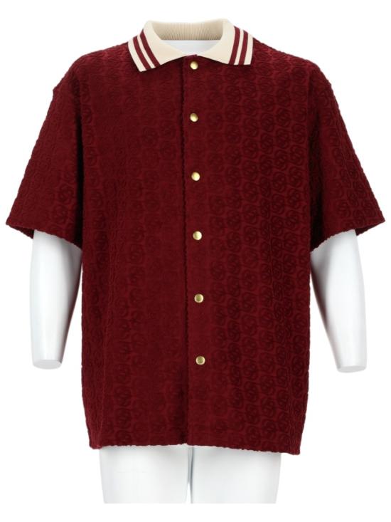 26FW 드롤드무슈 셔츠 SH221 CO201WINE Black