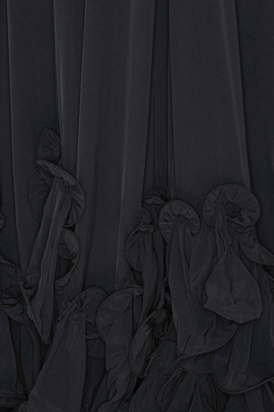  로테이트 바이 크리스텐슨 롱 원피스 로테이트 비르거 크리스텐센 맥시 캡슬리브 드레스 블랙 - ROTATE BY BIRGERCHRISTENSEN