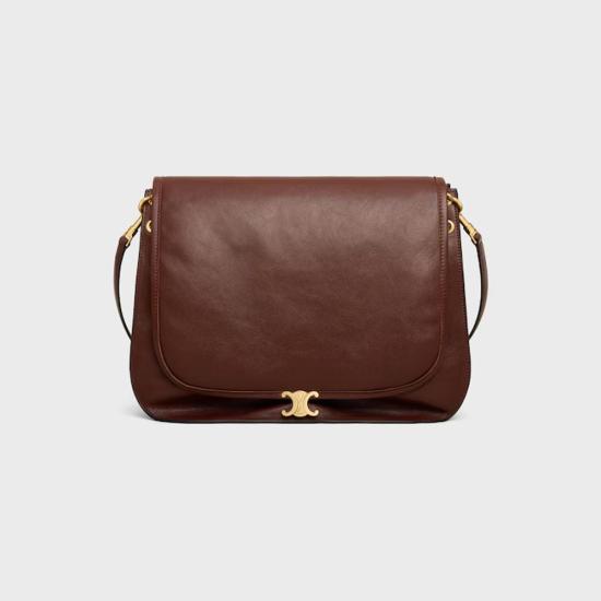 26FW 셀린느 숄더백 ULT 009599 MARRON TU BURGUNDY