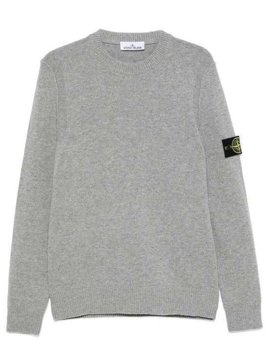 26FW 스톤 아일랜드 램스울 립드 트림 레귤러 핏 크루넥 점퍼 L2S15 5100072 S00A3 V0M60 GREY MELANGE DOM