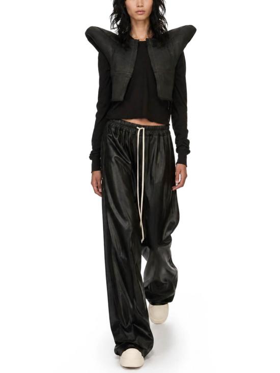 26SS 릭 오웬스 트레이닝/조거 팬츠 DS01F4336JL09 Black - RICK OWENS