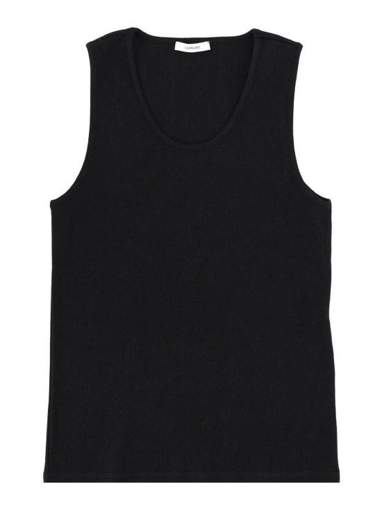 26SS 르메르 저지 탱크탑 TS0006LJ1030BK999 BLACK
