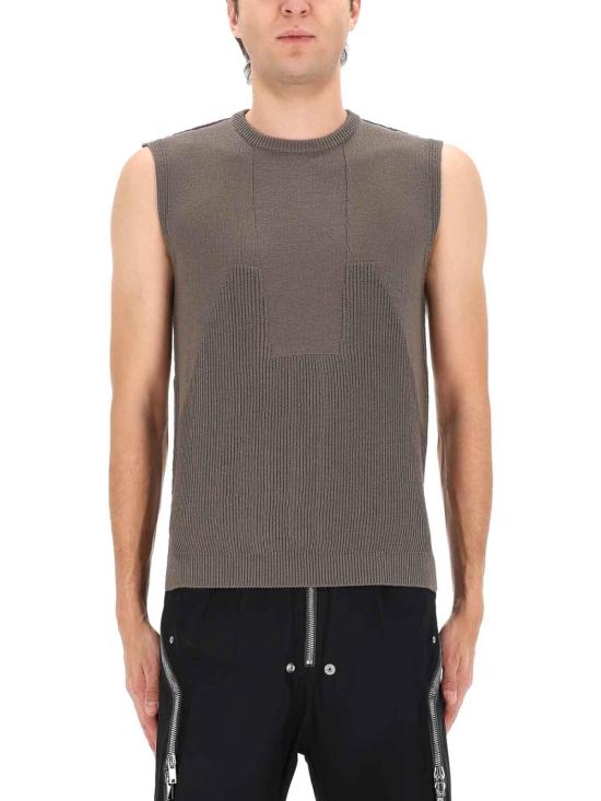 26SS 릭 오웬스 민소매 티셔츠 RU01F2617KWVH34 BROWN - RICK OWENS