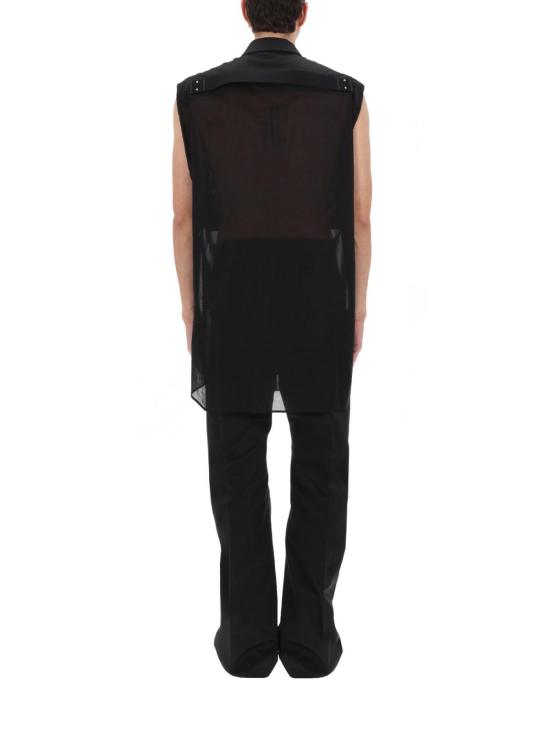 26SS 릭 오웬스 셔츠 RU01F2229CV09 BLACK - RICK OWENS