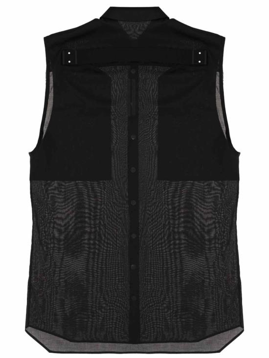 26SS 릭 오웬스 셔츠 RU01F2229CV09 BLACK - RICK OWENS