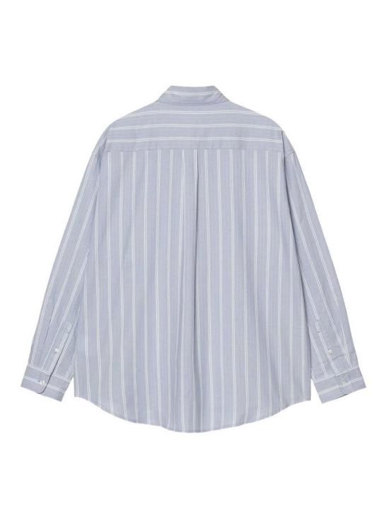26SS 칼하트 WIP 롱슬리브 빌 셔츠 빌 스트라이프 I0362013ODXX WHITE - CARHARTT