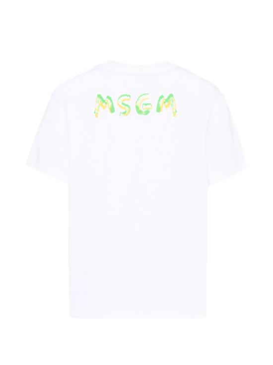 26SS [키즈] 엠에스지엠 티셔츠 S6MSJUTH003 001 BIANCO - MSGM