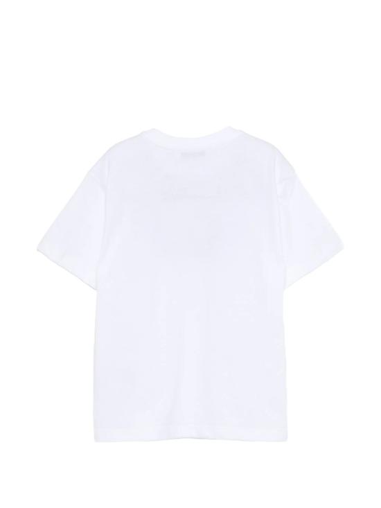 26SS [키즈] 엠에스지엠 티셔츠 S6MSJUTH222 001 01 BIANCO NERO - MSGM