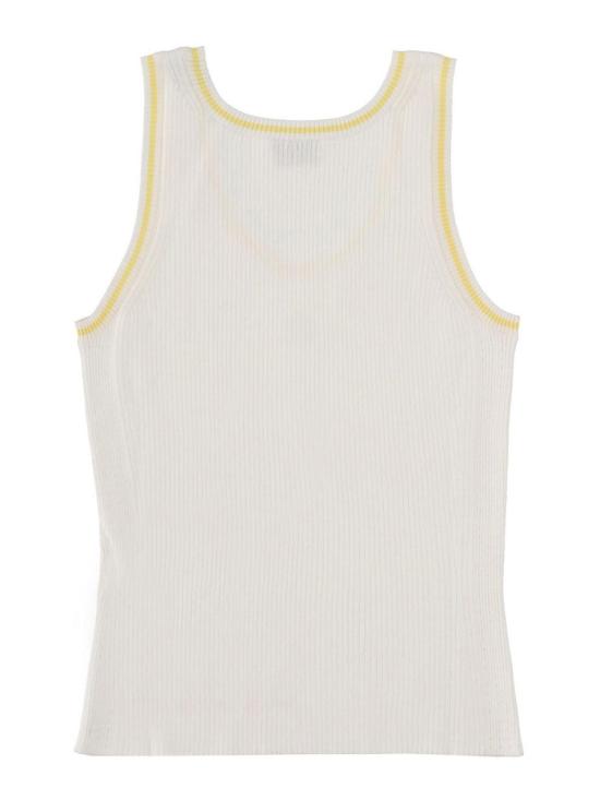 26SS 겐조 민소매 티셔츠 FG52TO6303LM02 WHITE - KENZO