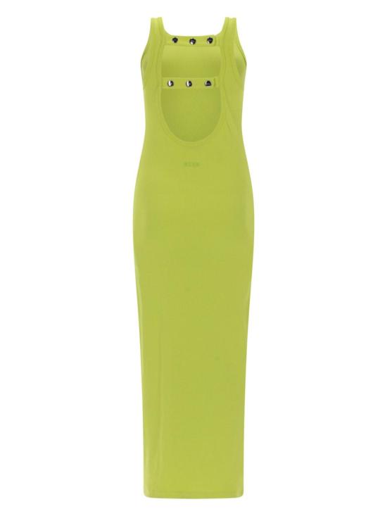 26SS 엠에스지엠 롱 원피스 4041MDA73N26712032 Yellow - MSGM
