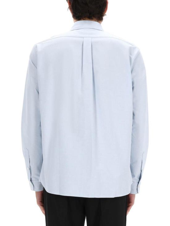 26SS 겐조 보케 플라워 엠브로이더드 캐주얼 셔츠 FG55CH4109LO63 BLUE - KENZO