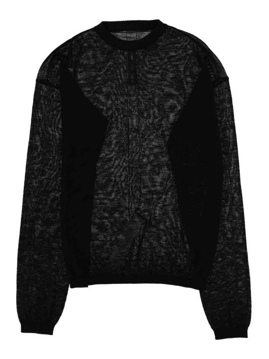 26SS 릭 오웬스 스웨터 RU01F2670KMP09 BLACK
