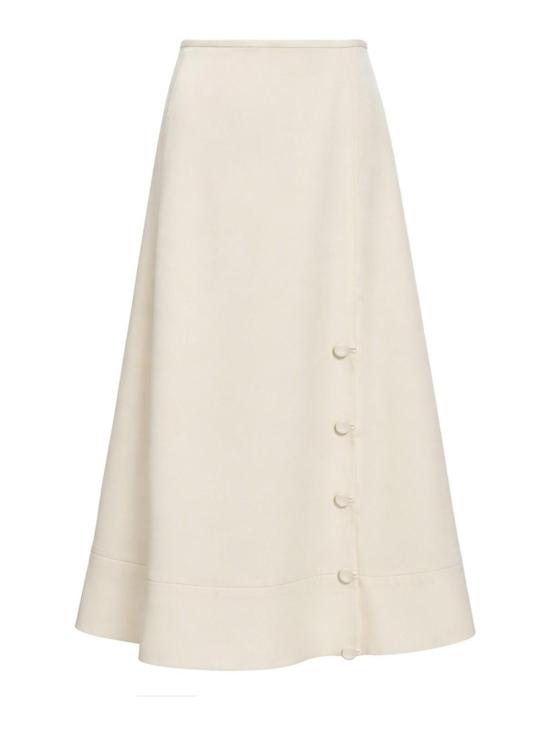 26SS 질샌더 롱 스커트 J01MA0168J76018109 BEIGE