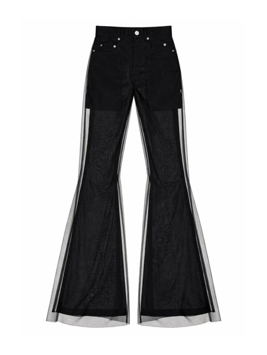 26SS 릭 오웬스 스트레이트 팬츠 RO01F6329TUCV09 Black