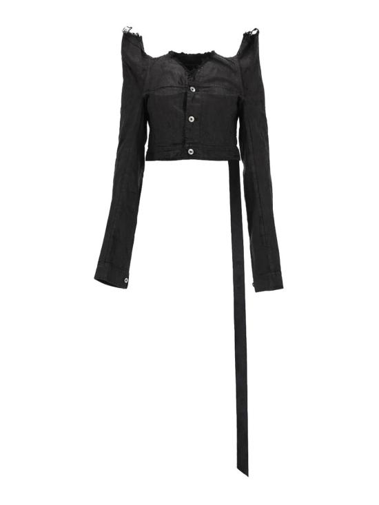 26SS 릭 오웬스 데님 팬츠 DS01F4713DBK09 Black