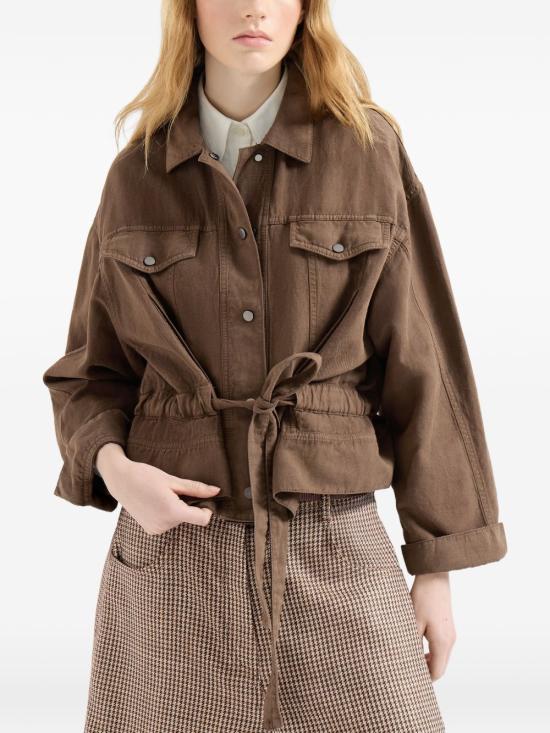 26FW 브루넬로 쿠치넬리 수트 자켓 ML9967473P C9812 BROWN - BRUNELLO CUCINELLI
