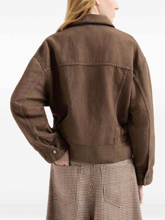 26FW 브루넬로 쿠치넬리 수트 자켓 ML9967473P C9812 BROWN - BRUNELLO CUCINELLI
