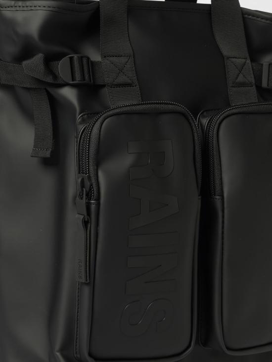 26FW 레인스 백팩 14240 01 Black - RAINS
