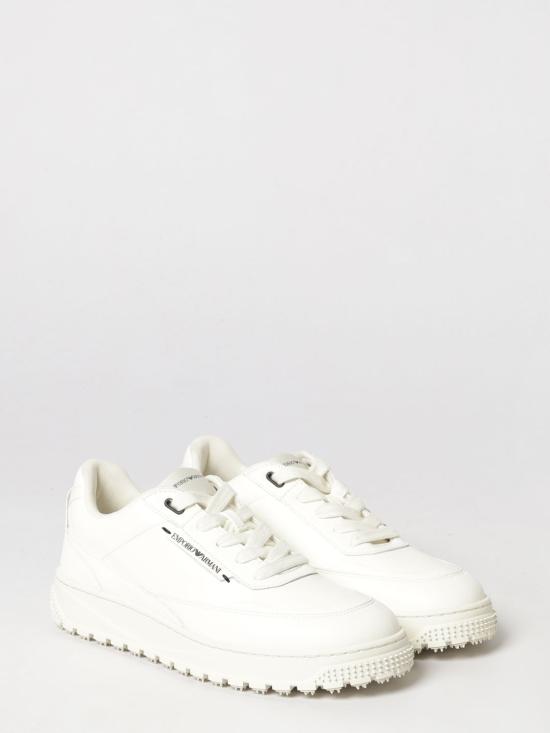 26FW 엠포리오 아르마니 스니커즈 EM006510AF27353 U0003 White - EMPORIO ARMANI
