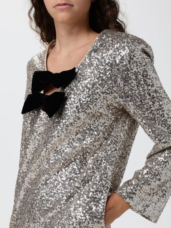 26FW 시모나 코르셀리니 롱 원피스 A26CEAB11001 V0112 Gold - SIMONA CORSELLINI
