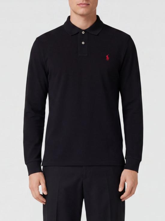 26FW 폴로 랄프로렌 폴로 티셔츠 710681126 037 Black