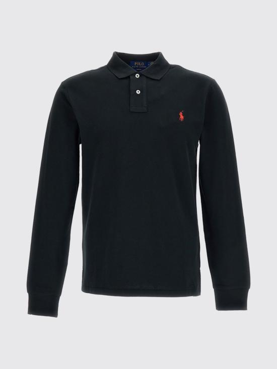 26FW 폴로 랄프로렌 폴로 티셔츠 710681126 037 Black - POLO RALPH LAUREN