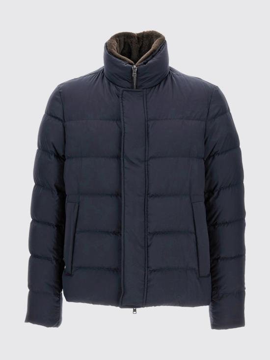 26FW 에르노 아렌델레 포 퍼 봄버 다운 자켓 PI001019U12414Z 9200 Blue - HERNO