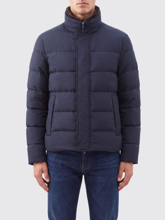 26FW 에르노 아렌델레 포 퍼 봄버 다운 자켓 PI001019U12414Z 9200 Blue