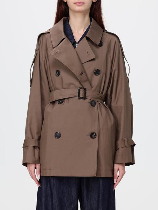 26FW 막스마라 더 큐브 트렌치 코트 2629026034600 011 Gold