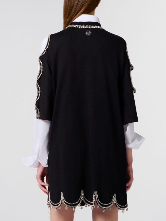 26SS 필립 플레인 롱 원피스 PAFCWTG0700PJY002N 02 Black - PHILIPP PLEIN