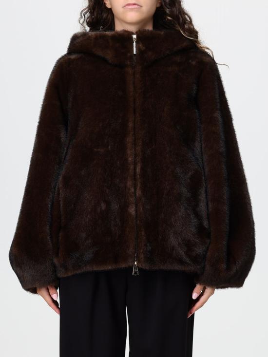 26FW 시모나 코르셀리니 무스탕 A26CPGBV0101 V0798 Brown