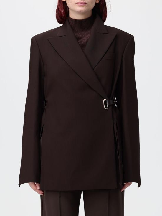 26FW 스포트막스 코트 2622046011600 002 Brown