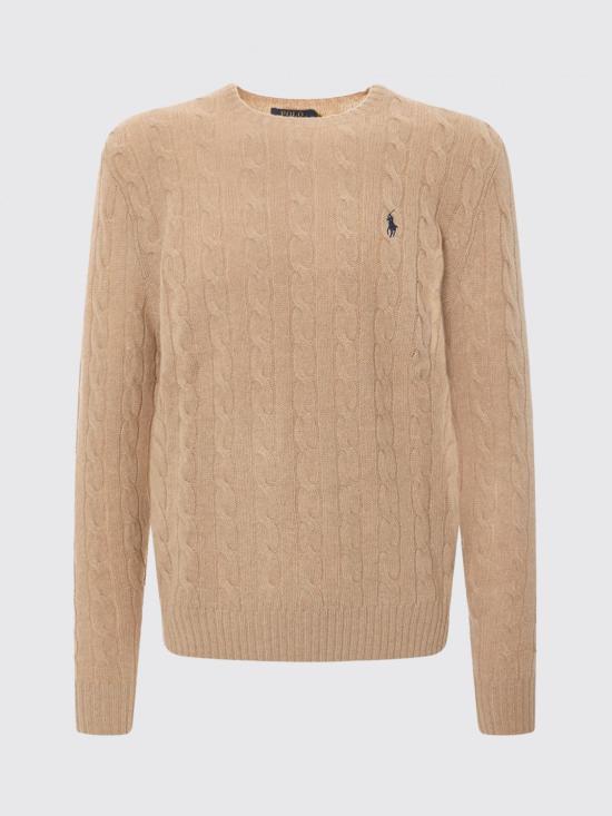 26FW 폴로 랄프로렌 케이블 니트 스웨터 710876762 009 Camel - POLO RALPH LAUREN