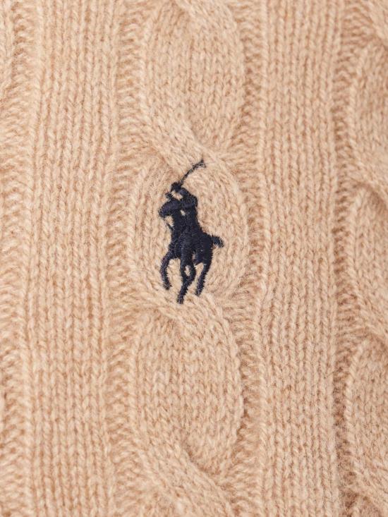 26FW 폴로 랄프로렌 케이블 니트 스웨터 710876762 009 Camel - POLO RALPH LAUREN