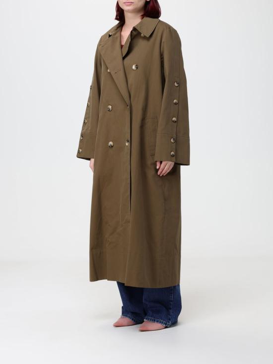 26FW 트윈셋 트렌치 코트 262TP270A 12537 Green - TWINSET