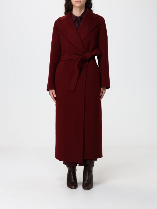 26FW 에스막스마라 카포토 코트 2629016073600 014 Burgundy